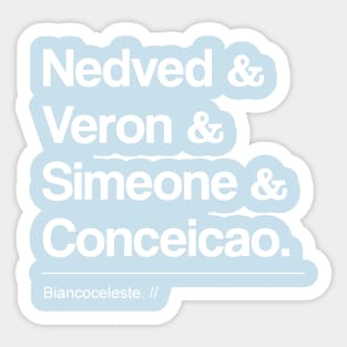 The Legends Of Biancoceleste IV Sticker